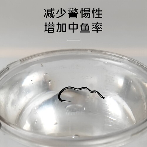 自动翻转鱼钩反转鱼钩正品散装三弯鱼钩绑子线双钩钓鱼防脱口鱼钩 - 图2