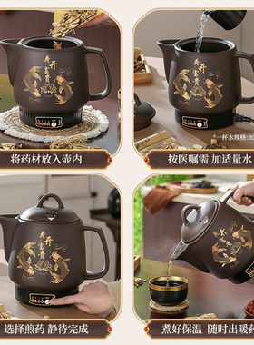 全自动煎药壶用电中医砂锅