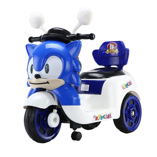 新款儿童电动摩托车男女孩宝宝小孩可遥控可坐人电瓶车充电玩具车-图3
