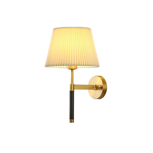 全铜美式客厅背景墙壁灯现代法式复古卧室床头大气酒店充电壁灯 - 图3