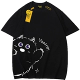 Tide, футболка с коротким рукавом, летняя парная одежда для влюбленных для отдыха, оверсайз, круглый воротник