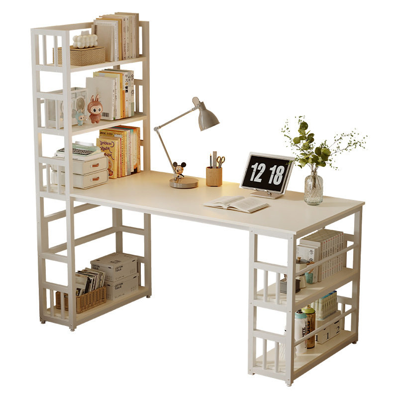 转角电脑桌台式家用小户型双人书桌书架书柜一体卧室拐角办公桌子,淘宝优惠券,粉丝福利购,淘宝优惠卷