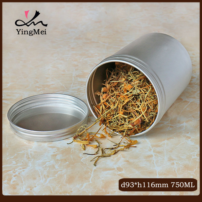 2个茶叶罐螺纹式密封大号80g-2000ml金属罐花茶茶叶收纳铝罐通用,淘宝优惠券,粉丝福利购,淘宝优惠卷