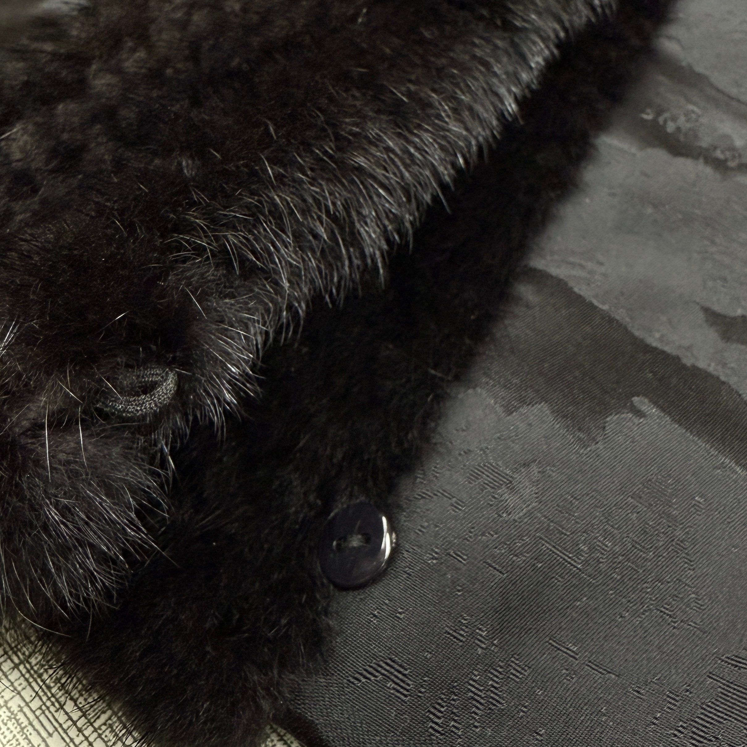 【远山】2025新款国风新中式水貂编制毛领皮草盘扣女装外套,淘宝优惠券,粉丝福利购,淘宝优惠卷