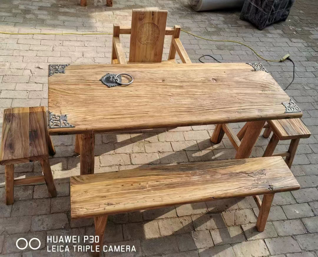 老榆木门板风化复古怀旧原木实木楼梯吧台禅意老茶桌茶台踏板定制,淘宝优惠券,粉丝福利购,淘宝优惠卷