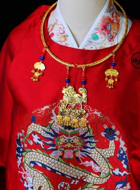 明制富贵项圈古风汉服配饰新中式