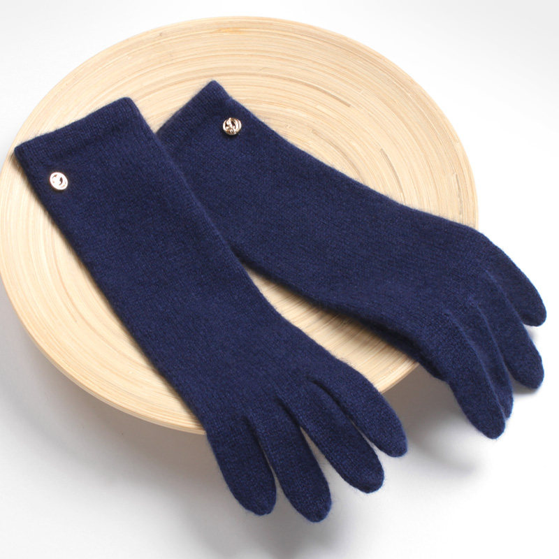 秋冬季韩版针织保暖中长款羊毛触控全指女士100%纯山羊绒触屏手套,淘宝优惠券,粉丝福利购,淘宝优惠卷