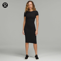 Lady Coop Back Nulu in a long dress -- lululemon -- LW1DV3S