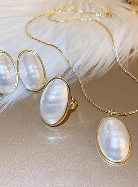 顺丰包邮珍珠戒指法式戒指