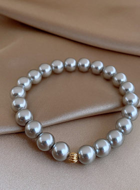 轻奢高级感小众精致珍珠手链