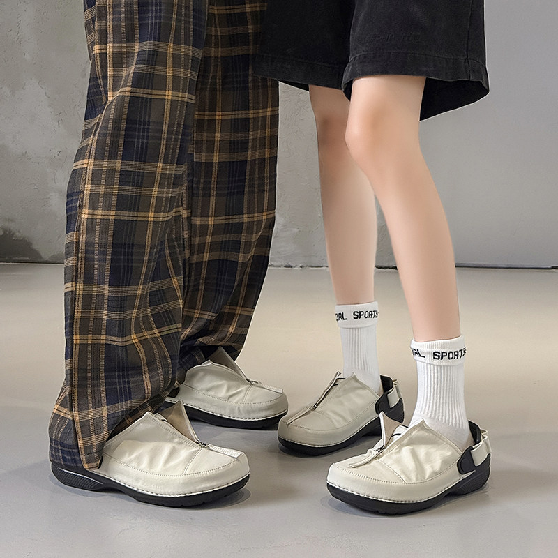 春季沙滩鞋网红轻便勃肯鞋懒人两用拖鞋男女通勤户外防水包头凉鞋,淘宝优惠券,粉丝福利购,淘宝优惠卷