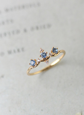 复古轻奢皇冠戒指女小众设计感ins宫廷风开口可调节指环气质新潮