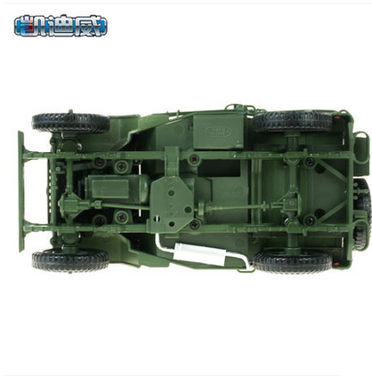 凯迪威合金军事模型1:18战术吉普车老式二战威利斯车玩具汽车 - 图2