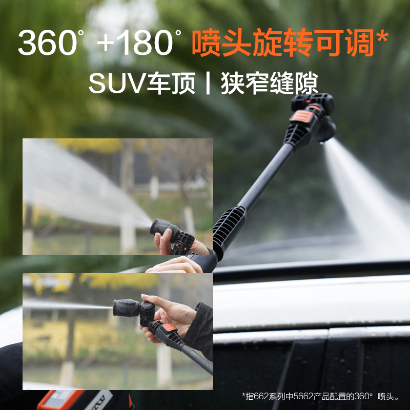 Hot selling 6W+ Yili car washing machine courtyard high pressure water gun