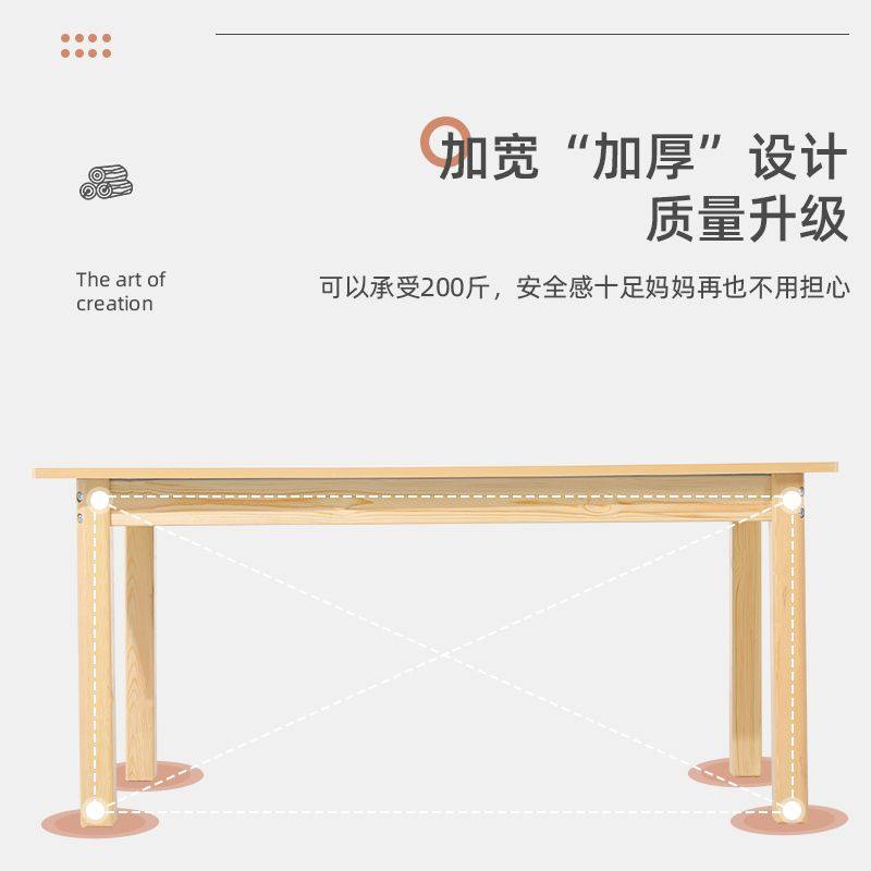 幼儿园实木彩色可涂鸦组合桌儿童早教培训班学习桌绘画造型课桌椅,淘宝优惠券,粉丝福利购,淘宝优惠卷