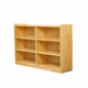 Kindergarten solid wood toy cabinet children's storage shelf log school bag cabinet shoe cabinet bookcase area corner cabinet combination