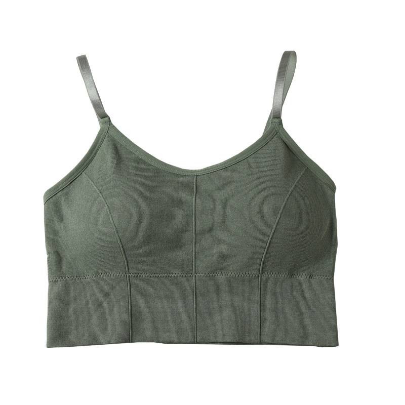 一体女背心式美背吊带学生美胸文胸 臻蒂美抹胸