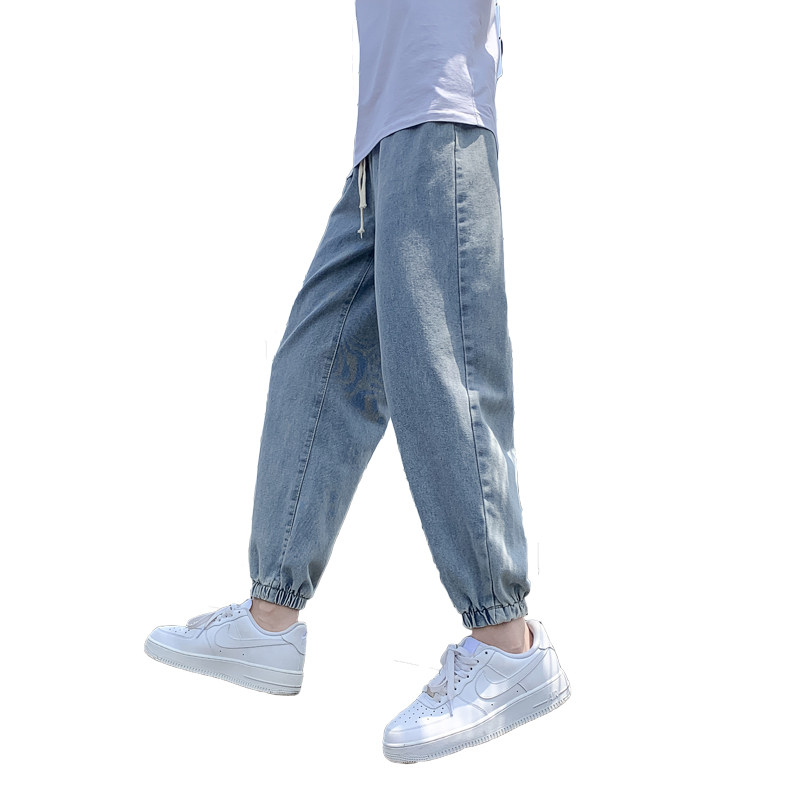 2022年春秋潮流宽松休闲束脚牛仔裤 瑞威拉牛仔裤