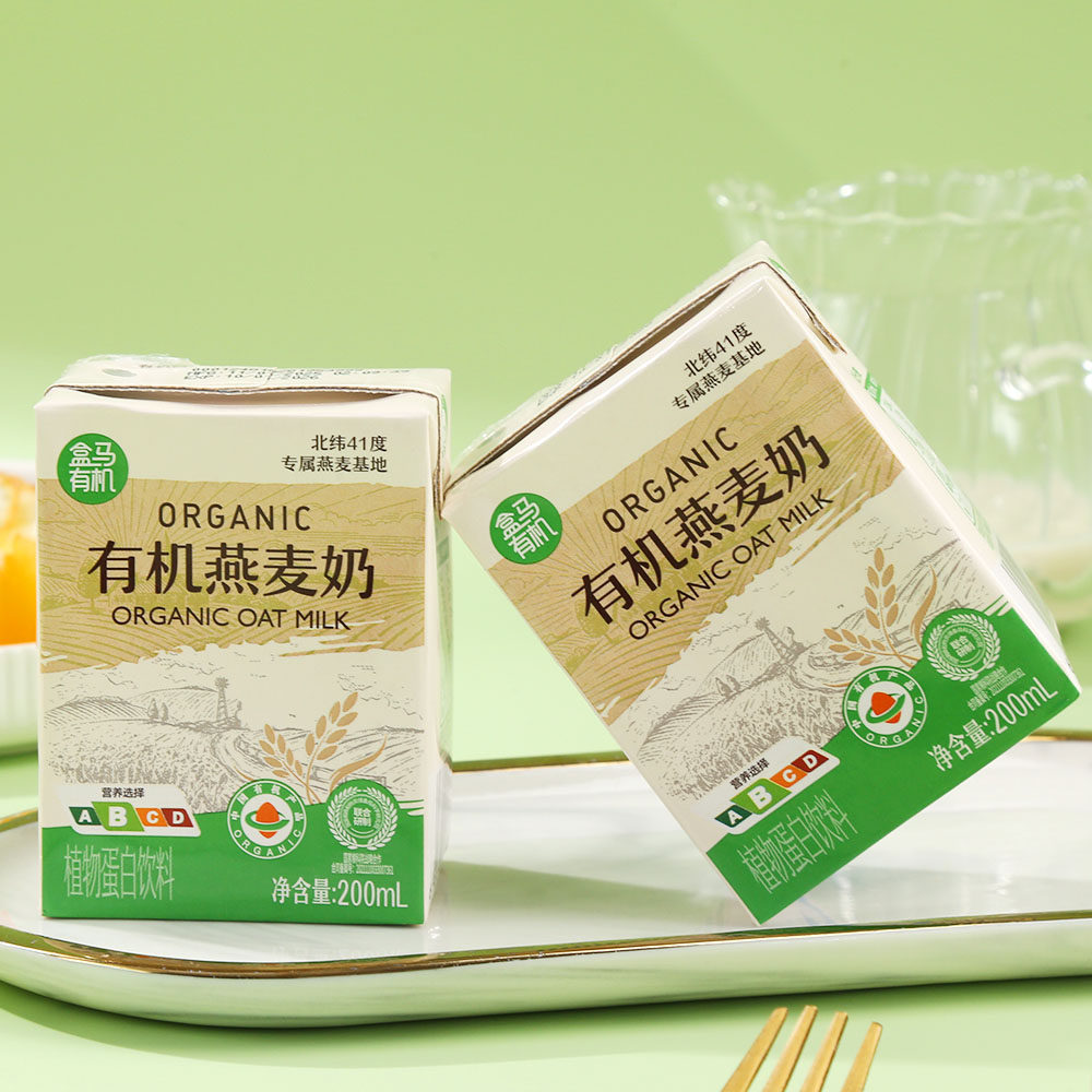 【李佳琦直播间】盒马 有机燕麦奶 200ml*24盒