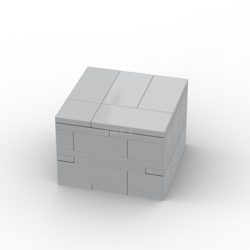 适用 创意moc拼图盒小摆件 儿童益智拼装趣味解压小颗粒玩具,淘宝优惠券,粉丝福利购,淘宝优惠卷