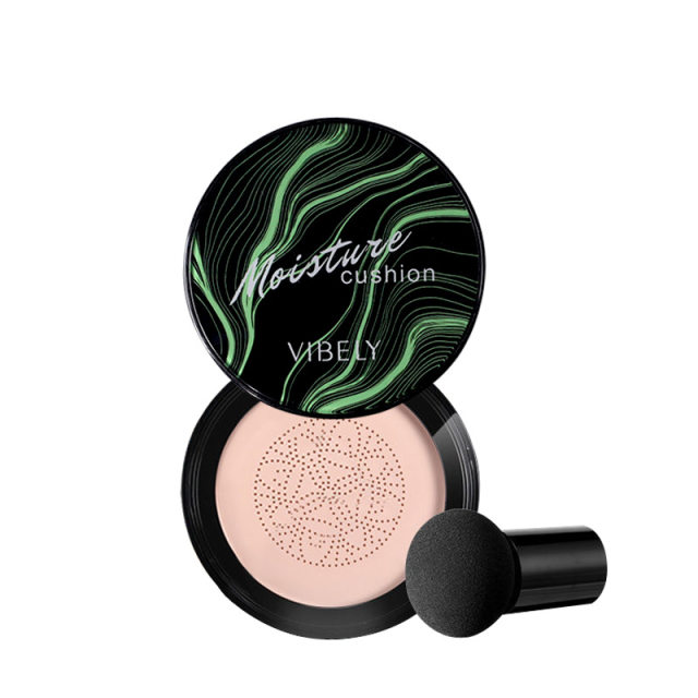 VIBELY Mushroom Cushion Waterproof Concealer Moisturizing Beauty Cream Moisturizing Long-Trusting Moisturizing Non-removing Makeup BB Cream Liquid Foundation Cross-border