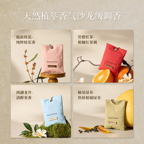 【今日特惠】翻页精油香包车载香氛衣柜香挂香薰汽车挂件持久淡香 - 图1