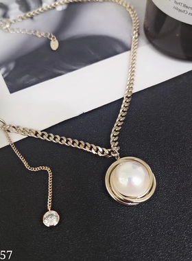 丽银爆款锁骨项链粗春夏气质百搭