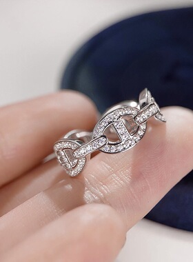 满天星猪鼻子戒指厚金电镀18k不易掉色时尚百搭