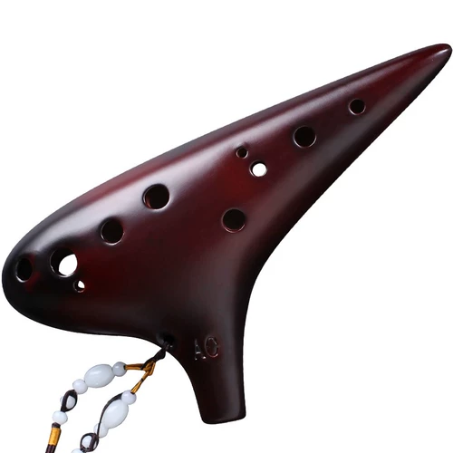 Ocarina 12-луночный Alto Ac Millennium Элегантный начинающий 12-луночный профессионал, играющий на фарфоровых инструментах для учащихся начальных классов