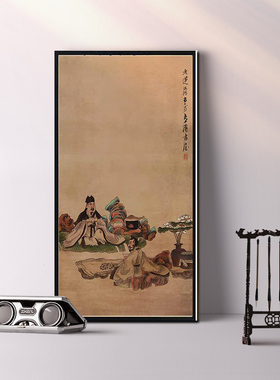 小户型装饰画品茶图书房简约是