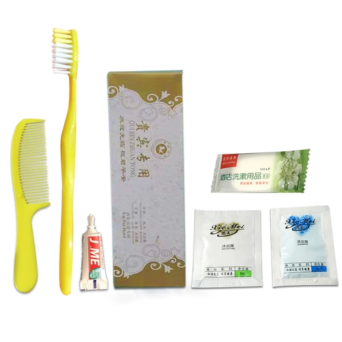 Одноразовый комнатный комплект для отеля, зубная паста, зубная щетка, делается под заказ