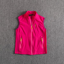 户外背心女夏季新款速干透气马甲外套跑步运动无袖单层弹力上衣