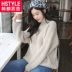 Nhà quần áo Handu 2018 mùa thu mới dành cho nữ phiên bản Hàn Quốc của áo len lỏng lẻo OK1227 Mu 1101 - Áo len
