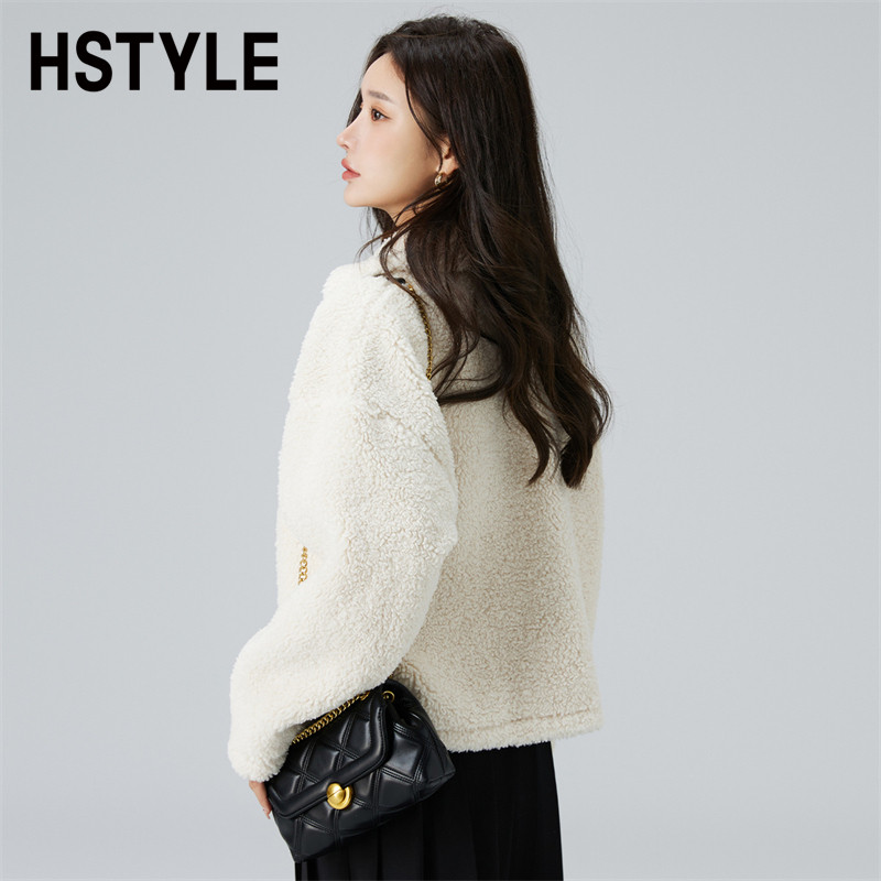 韩都衣舍2022冬季新款加绒短外套 韩都衣舍短外套