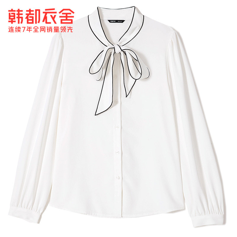 【iu同款】韩都衣舍2020秋装新款衬衫 韩都衣舍衬衫
