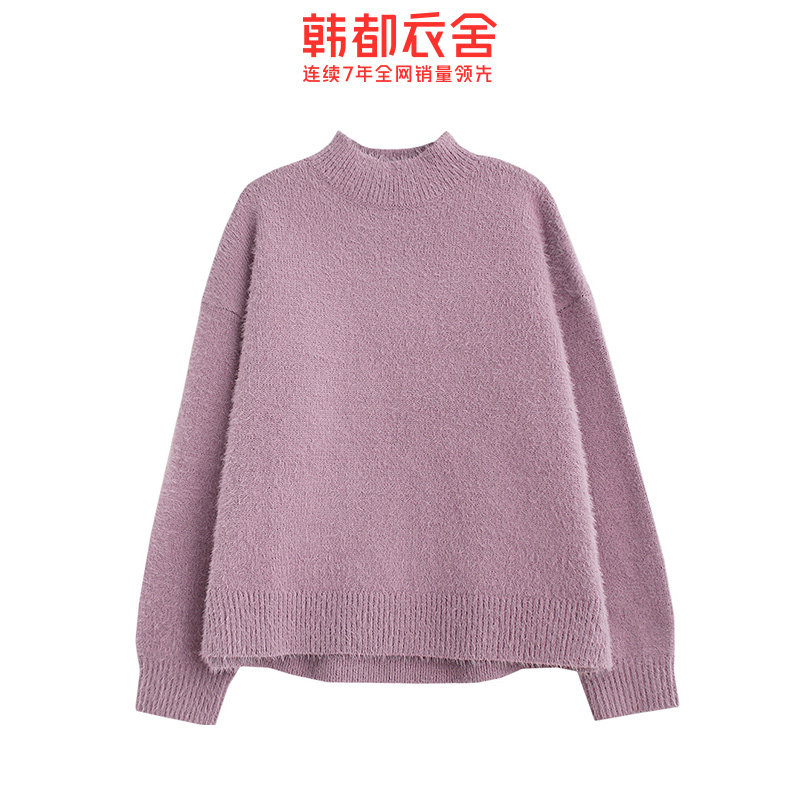 韩都衣舍2020韩版春季新款长袖毛衣 韩都衣舍秀衣莲毛衣