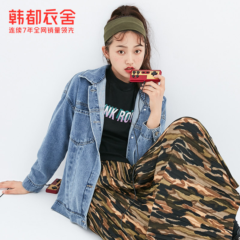 韩都衣舍2020韩版秋装女装潮短外套 韩都衣舍短外套