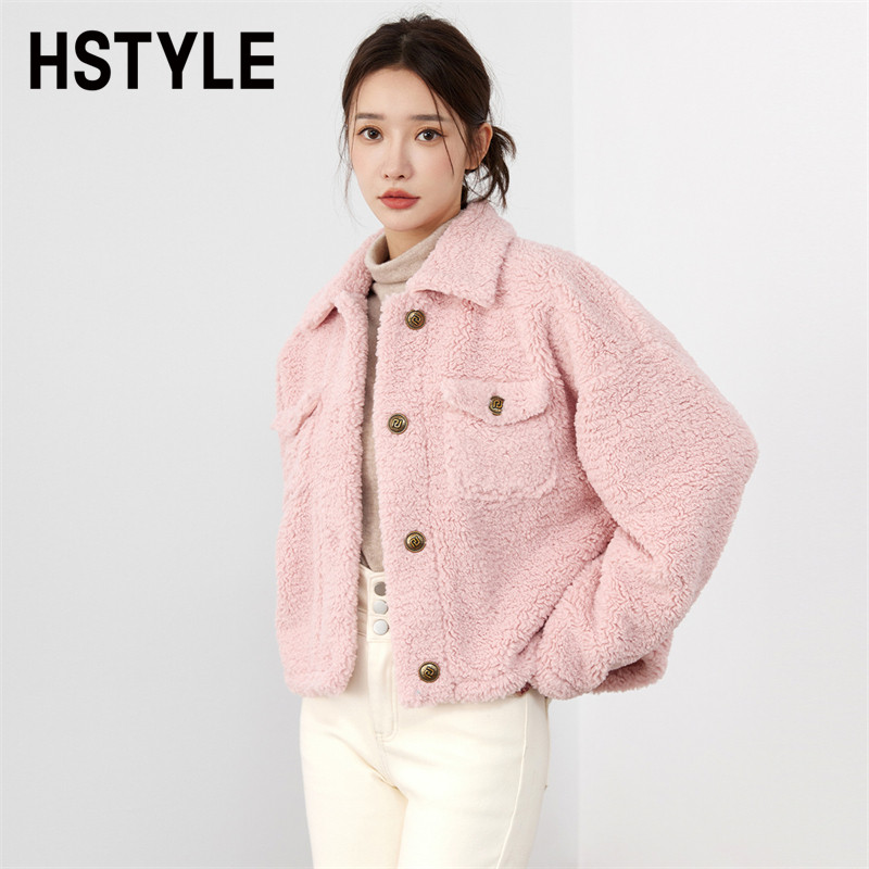 韩都衣舍2022冬季新款加绒短外套 韩都衣舍短外套