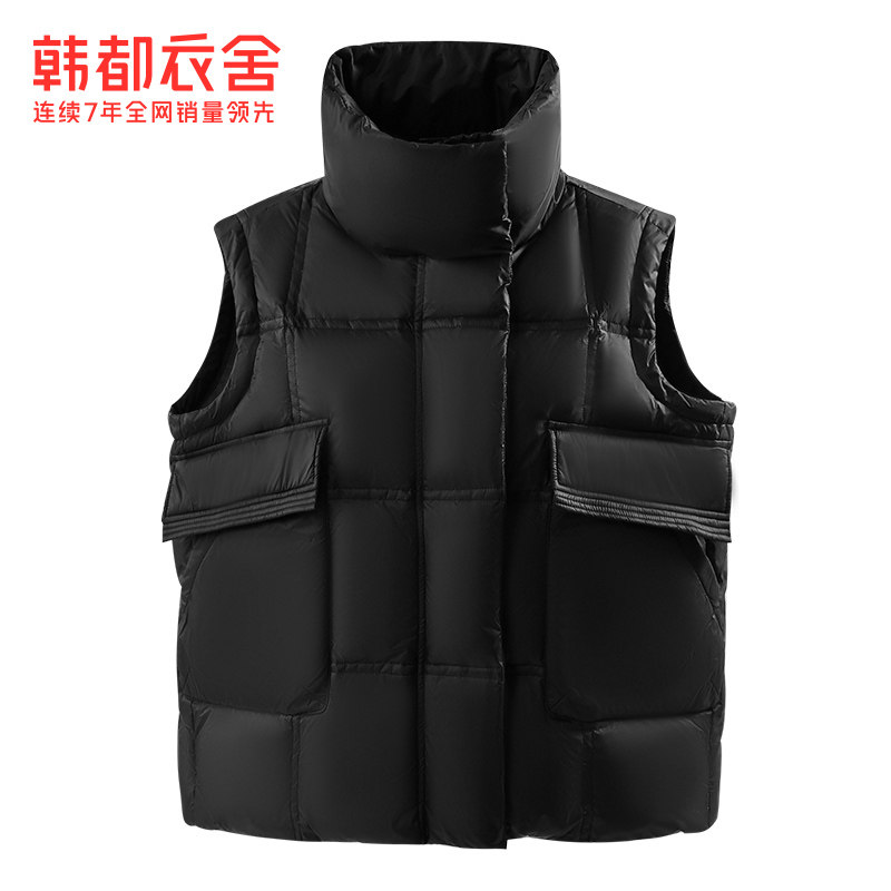 韩都衣舍男女同款冬装新款外搭马夹 韩都衣舍羽绒服