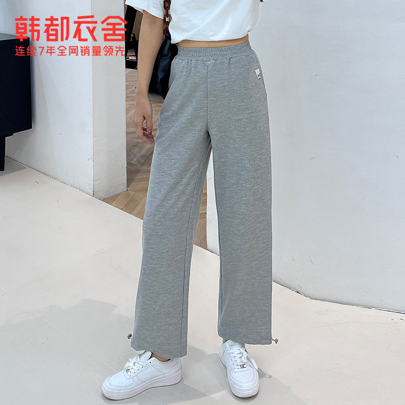 韩都衣舍2022韩版夏新款宽松休闲裤 韩都衣舍休闲裤