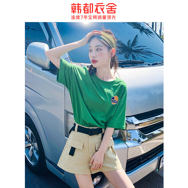 韩都衣舍2020年夏季新款韩版潮t恤 韩都衣舍敏丽T恤