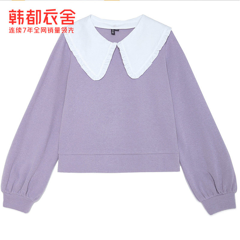 韩都衣舍2020秋装新款ins宽松卫衣 韩都衣舍卫衣/绒衫