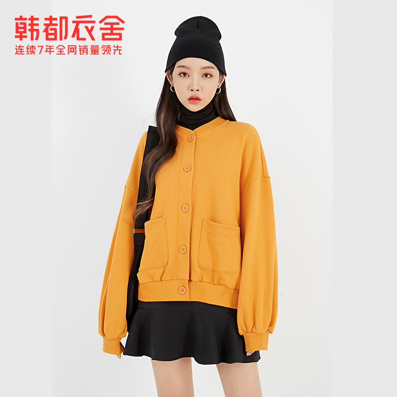 韩都衣舍2020秋装新款日系女短外套 韩都衣舍短外套