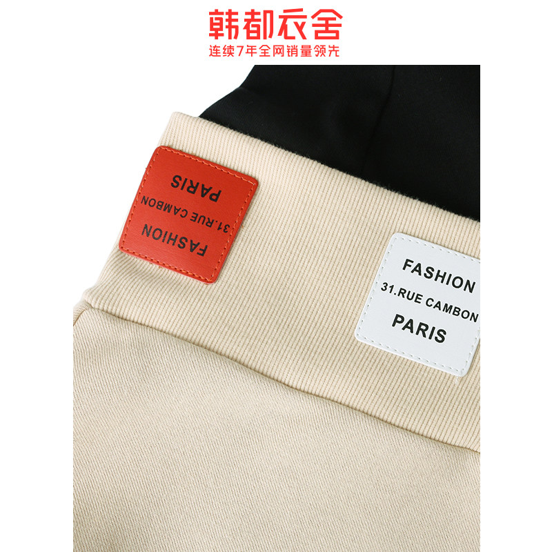 韩都衣舍韩版2020新品拼接长袖卫衣 韩都衣舍敏丽卫衣/绒衫