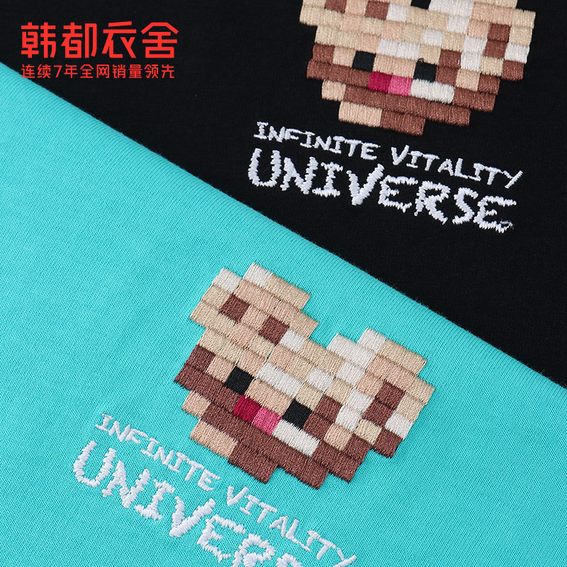 韩都衣舍短袖2022夏季新款宽松t恤 韩都衣舍T恤