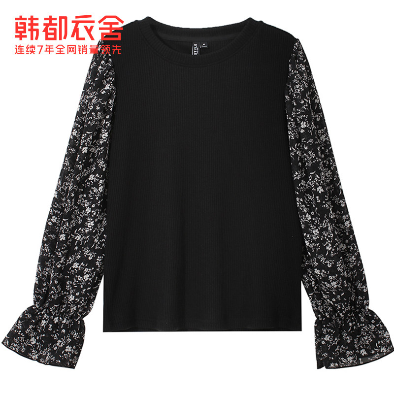 韩都衣舍2020秋装新款韩版碎花t恤 韩都衣舍T恤
