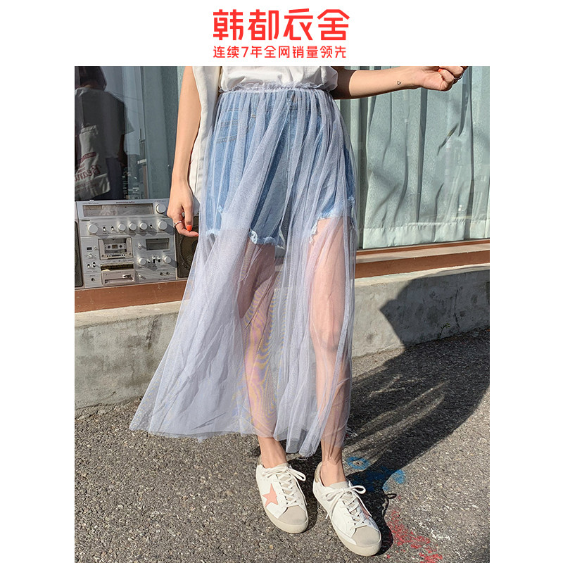 韩都衣舍2020新款女装chic女夏短裤 韩都衣舍锦鑫通达牛仔裤