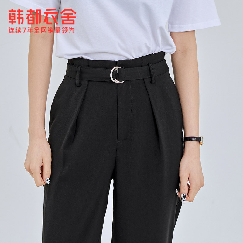 韩都衣舍2020秋装新款宽松禧休闲裤 韩都衣舍休闲裤