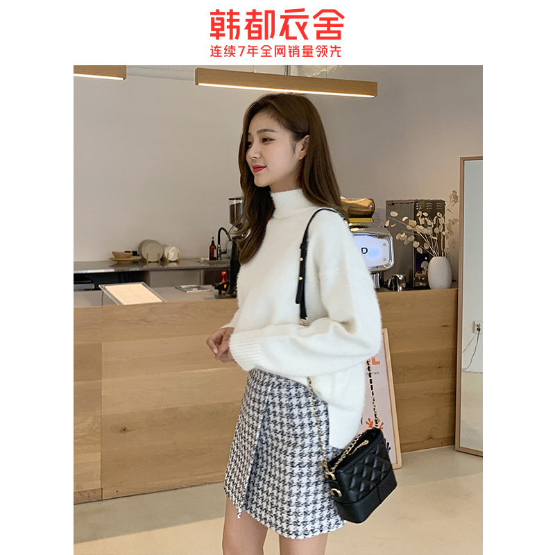 韩都衣舍2020韩版春季新款长袖毛衣 韩都衣舍秀衣莲毛衣
