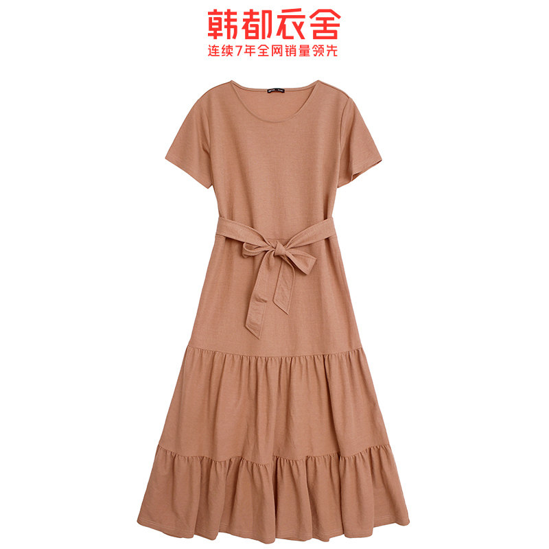 韩都衣舍旗舰店2020韩版夏装连衣裙 韩都衣舍敏丽连衣裙